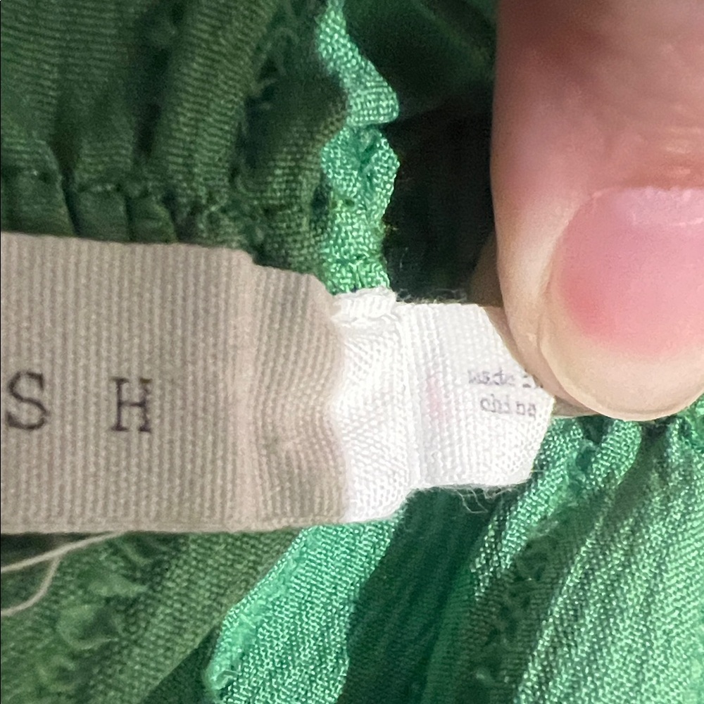Lush Emerald Ruffled Blouse - Picture 7 of 7